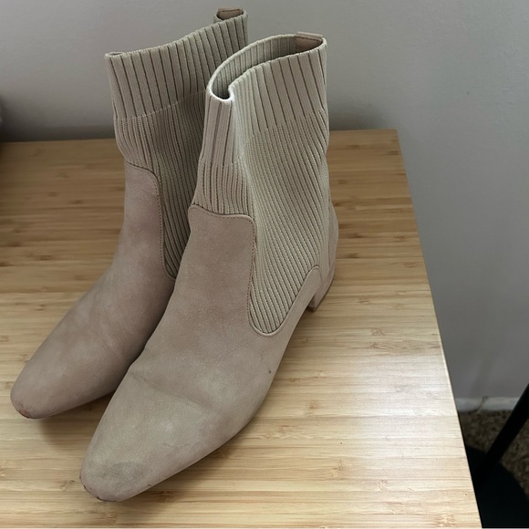 DSW Booties Beige Size 8 - Picture 3 of 8